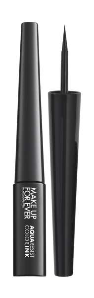 Make Up For Ever Aqua Resist Color Ink Liner&nbsp;Водостойкая жидкая подводка для глаз | 1 Matte Charcoal / Угольный (матовый)